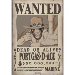 One Piece - Wanted Luffy & Ace Poster 2er Set