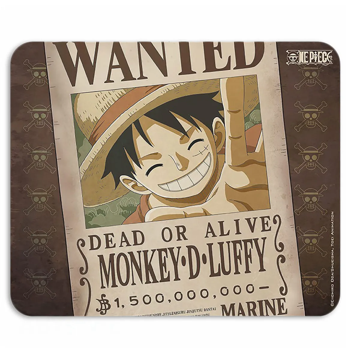 One Piece - Wanted Luffy Mousepad