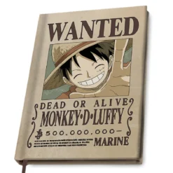 One Piece - Wanted Luffy Notizbuch A5