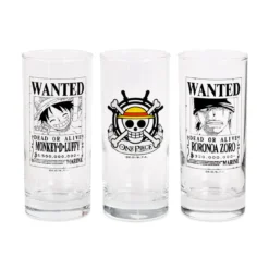 One Piece - Wanted Luffy und Zoro Gläserset