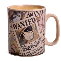 One Piece - Wanted Thermoeffekt Tasse