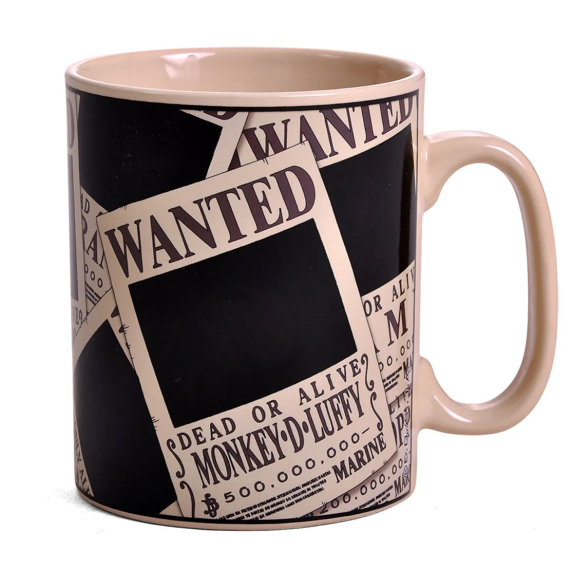 One Piece - Wanted Thermoeffekt Tasse