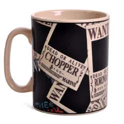 One Piece - Wanted Thermoeffekt Tasse