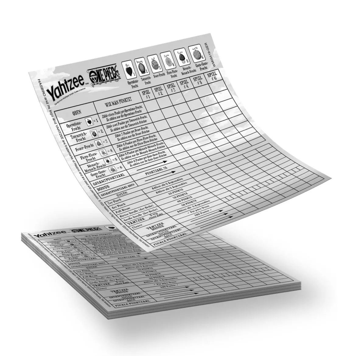 One Piece Yahtzee *Deutsche Version*