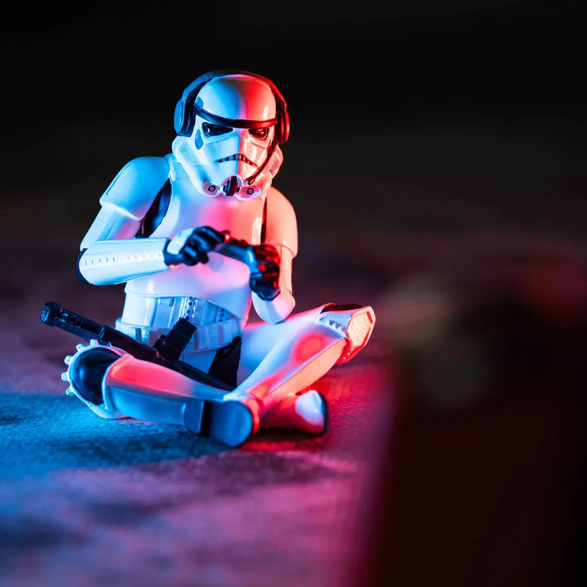 Original Stormtrooper Gamer Figur 10cm