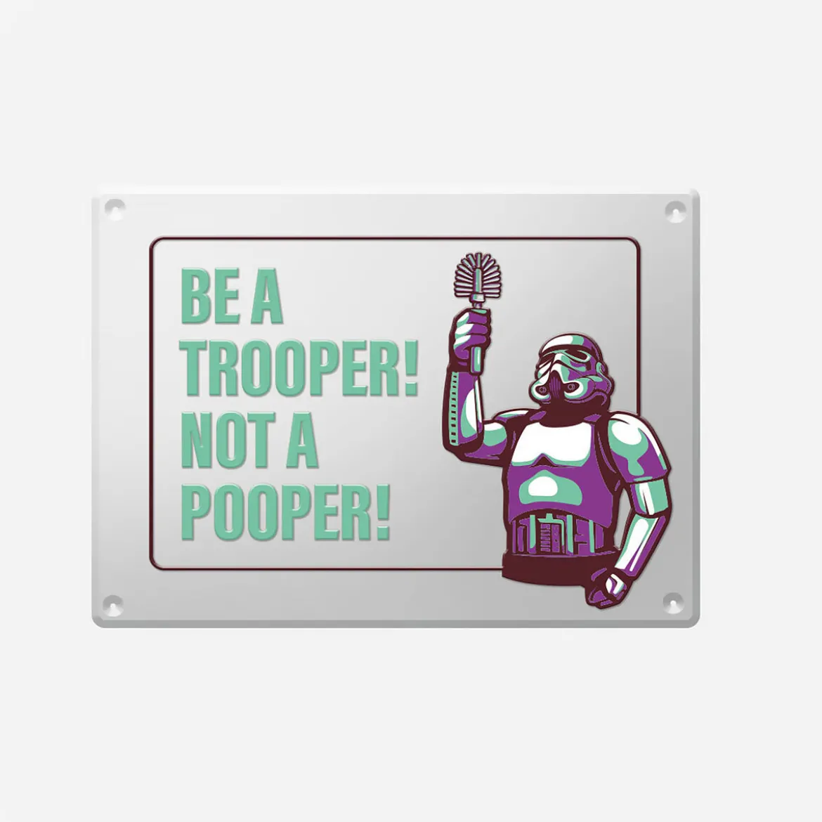 Original Stormtrooper Metallschild