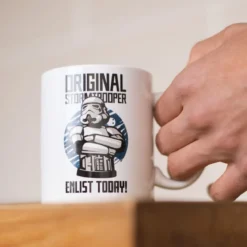 Original Stormtrooper Tasse Enlist Today White