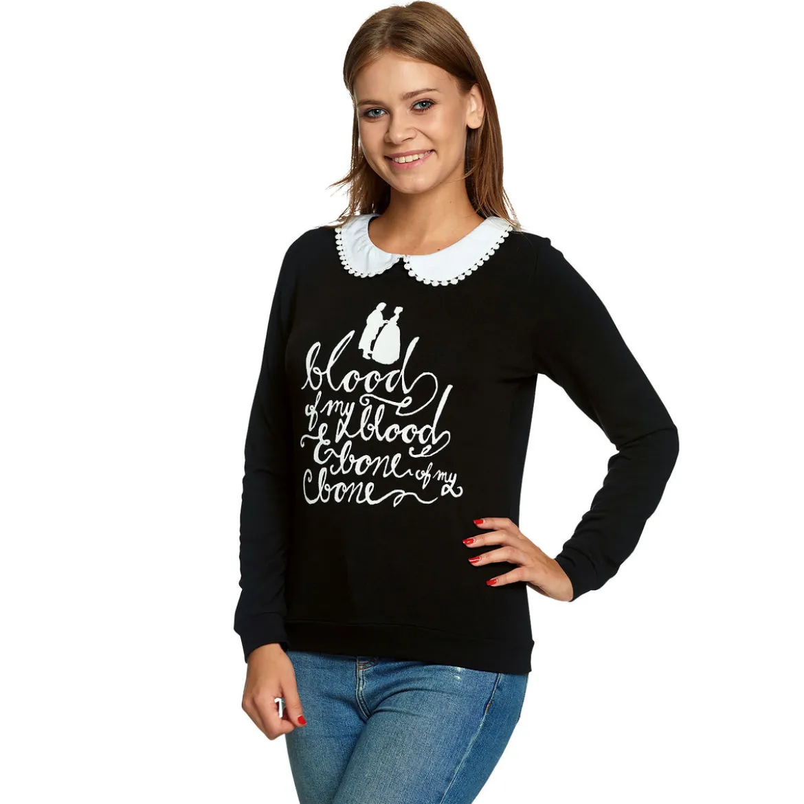 Outlander - Blood Girl Longsleeve Damen schwarz