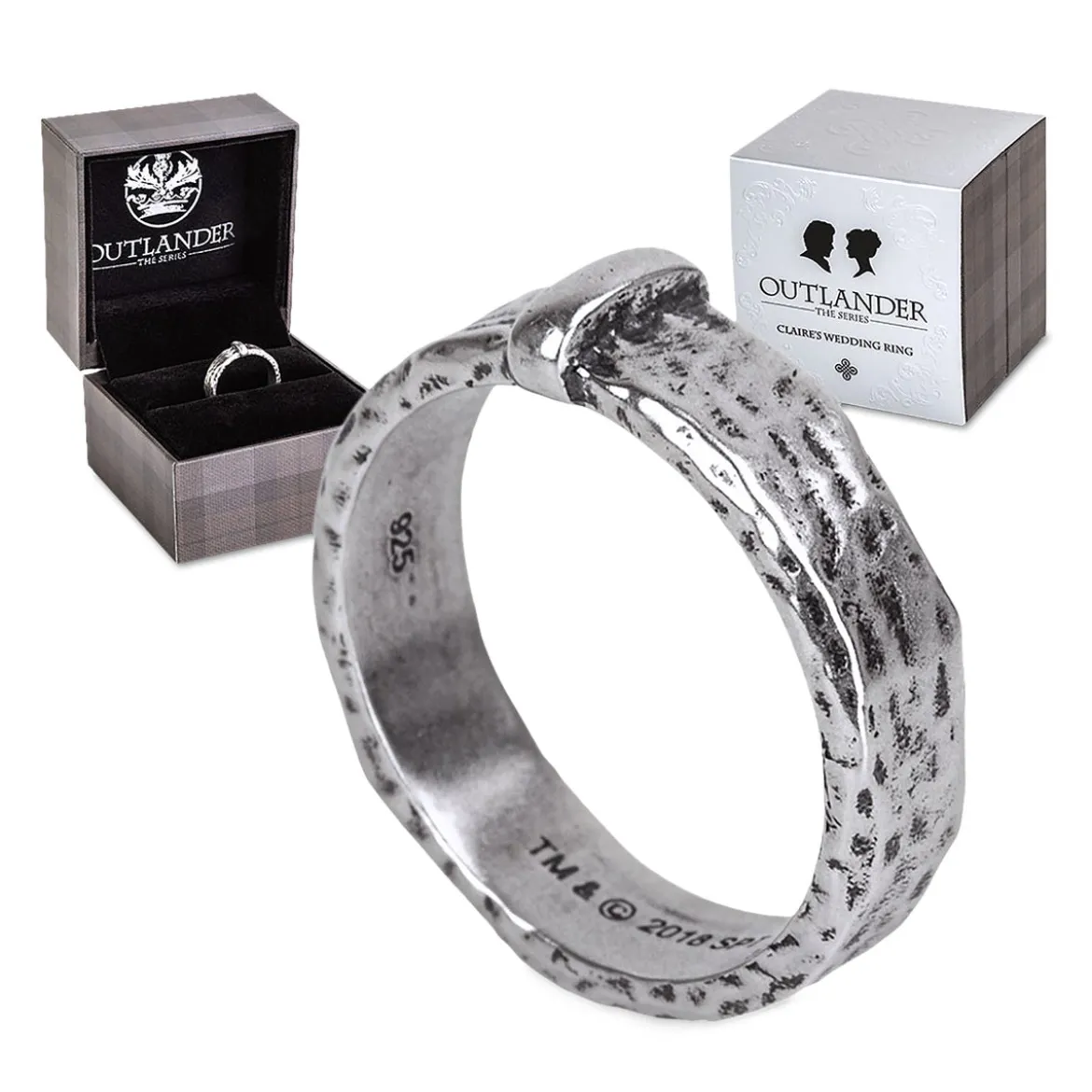 Outlander - Claires Ehering 925er Silber