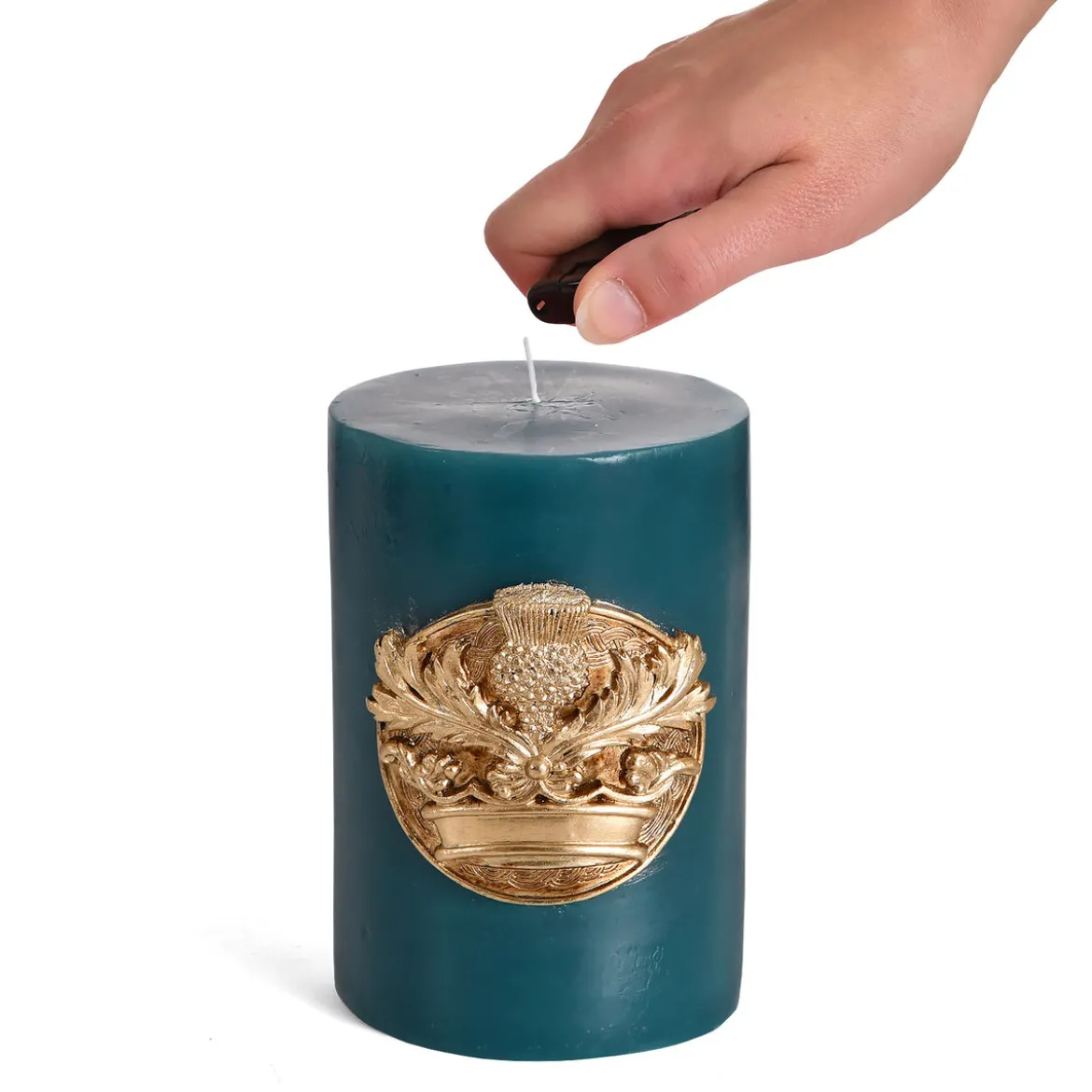 Outlander - Crown & Thistle Logo XL Kerze