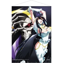 Overlord Wandrolle Ainz Ooal Gown & Albedo 50 x 70 cm