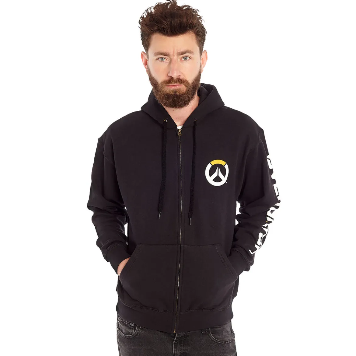 Overwatch - Logo Kapuzenjacke schwarz