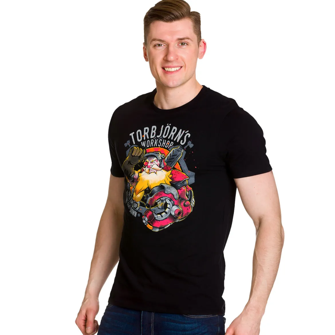 Overwatch - Torbjörns Workshop T-Shirt schwarz