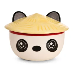 Panda Kawaii Schale mit Deckel für Anime Fans