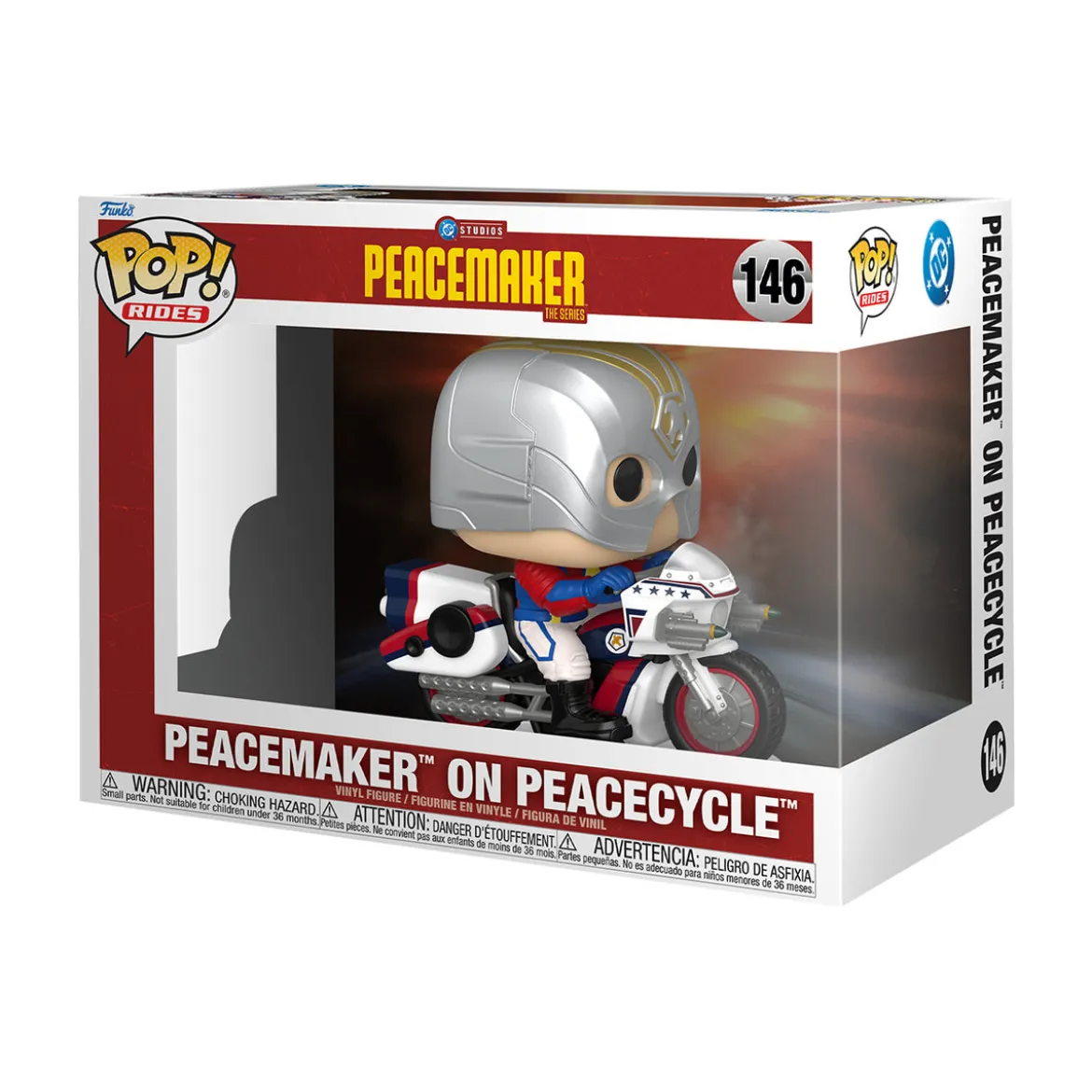 Peacemaker mit Peacecycle Funko Pop Figur - DC Comics