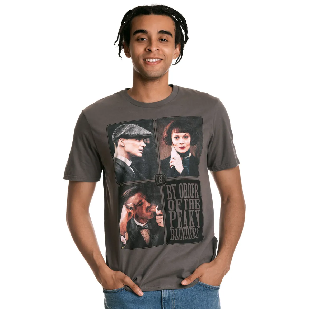 Peaky Blinders - Shelby Family T-Shirt grau