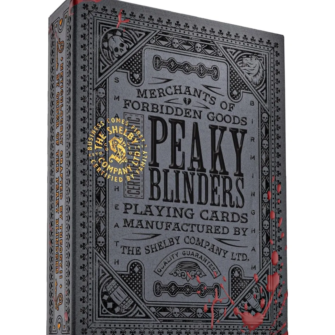 Peaky Blinders Spielkarten Forged In Smoke and Blood