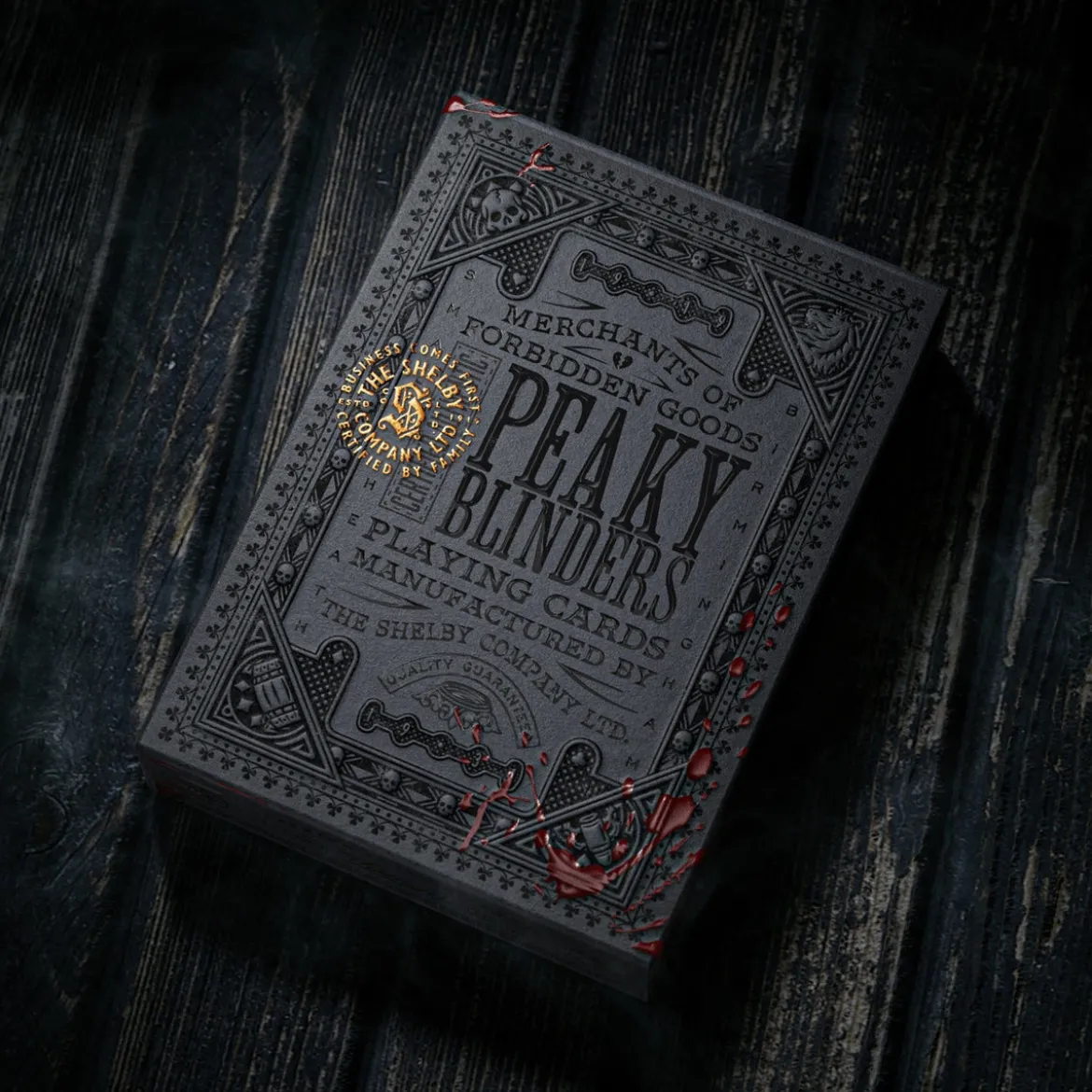 Peaky Blinders Spielkarten Forged In Smoke and Blood