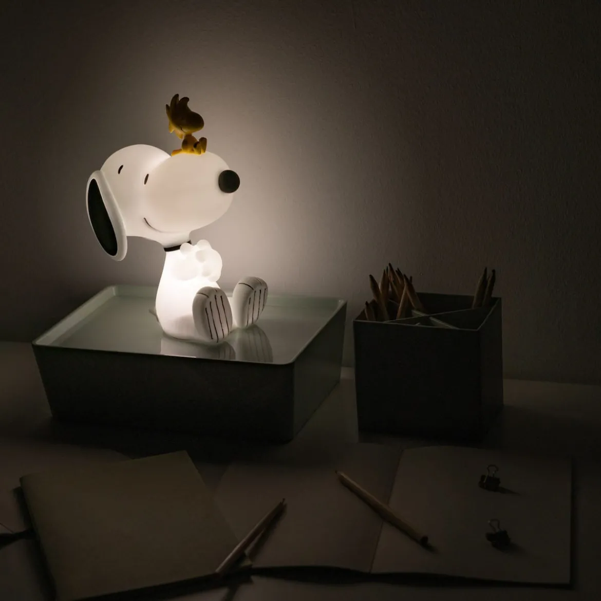 Peanuts Lampe mit USB-C Snoopy