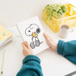 Peanuts Premium Plüsch Notizbuch A5 Snoopy