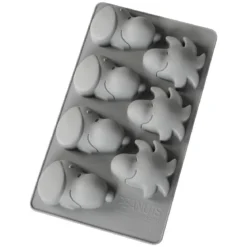 Peanuts Silikon-Muffinbackform Snoopy & Woodstock grau