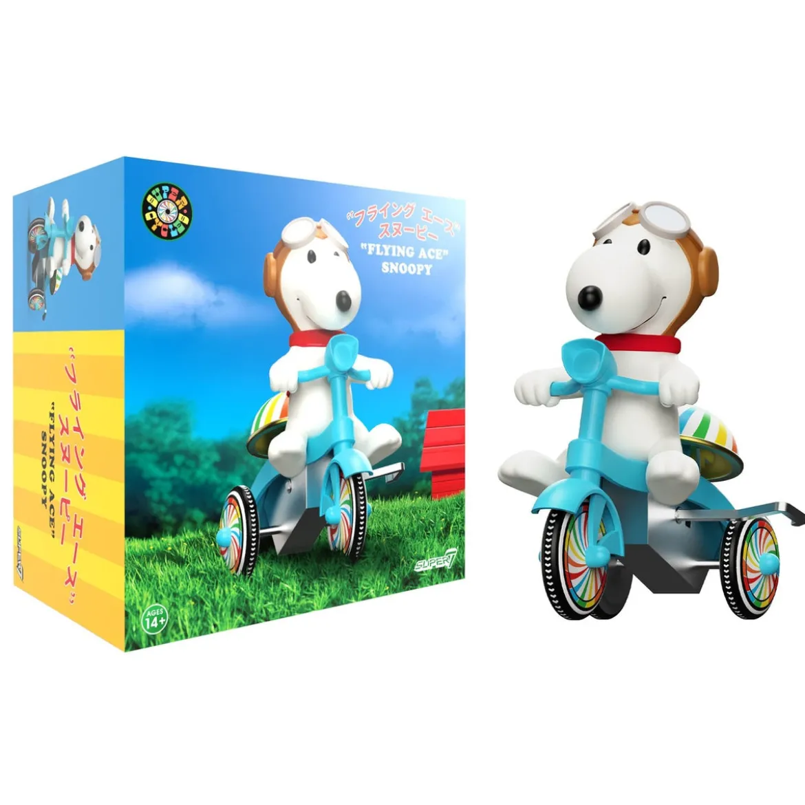 Peanuts Super Cycles Actionfigur Snoopy Flying Ace 13 cm