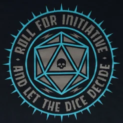 Pen & Paper Let The Dice Decide T-Shirt blau