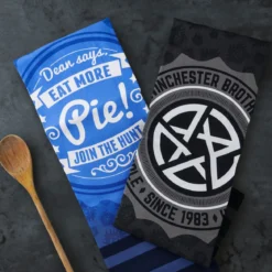 Pentagramm und Pie Geschirrtücher Set - Supernatural