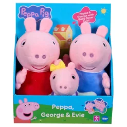 Peppa Pig Plüschfiguren 3er Pack