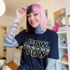 Pew Pew - T-Shirt schwarz