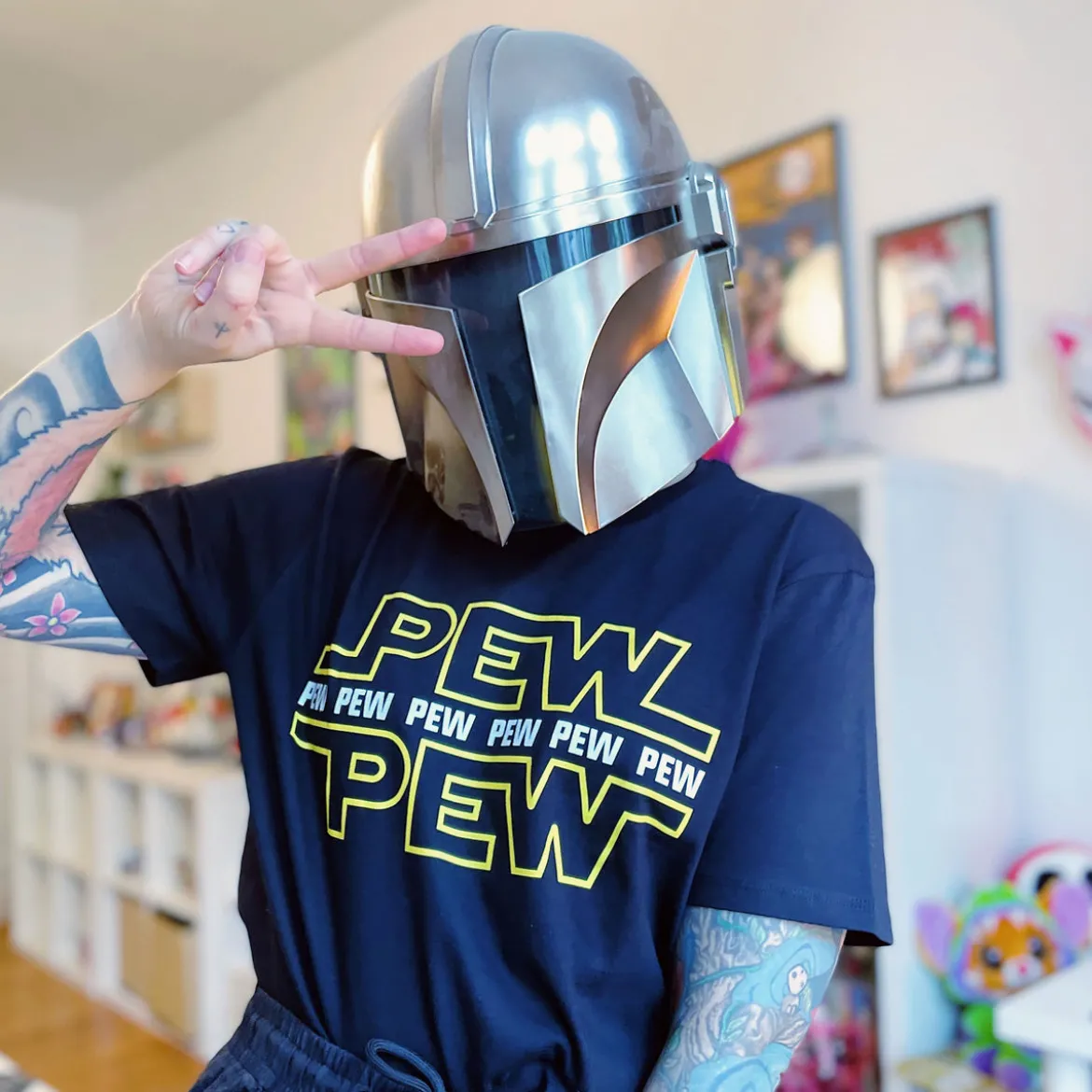 Pew Pew - T-Shirt schwarz