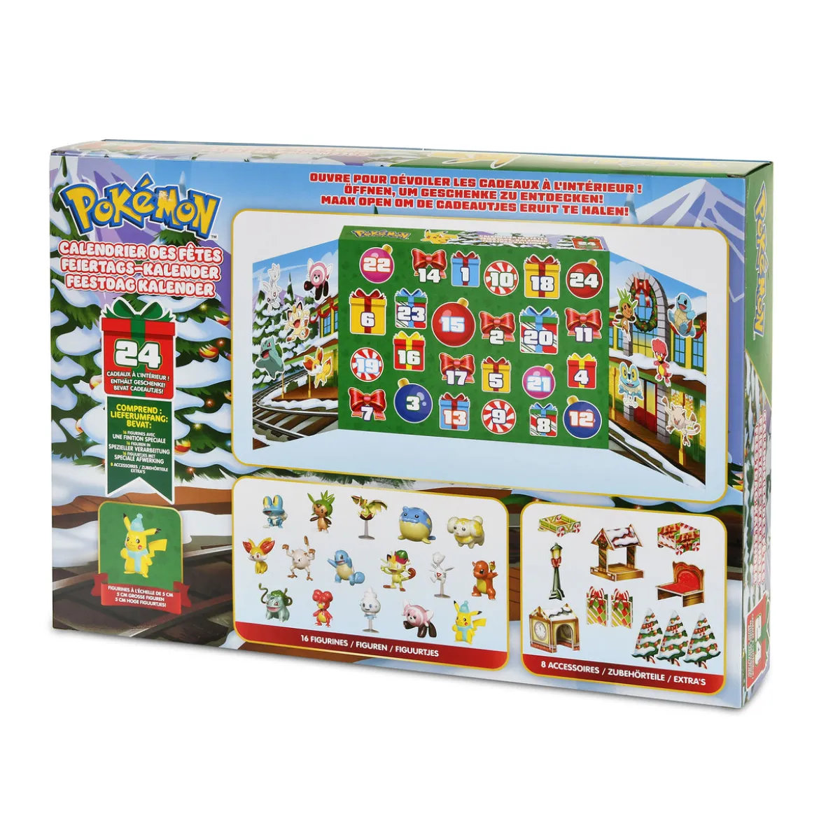 Pikachu Happy Holidays Adventskalender - Pokemon