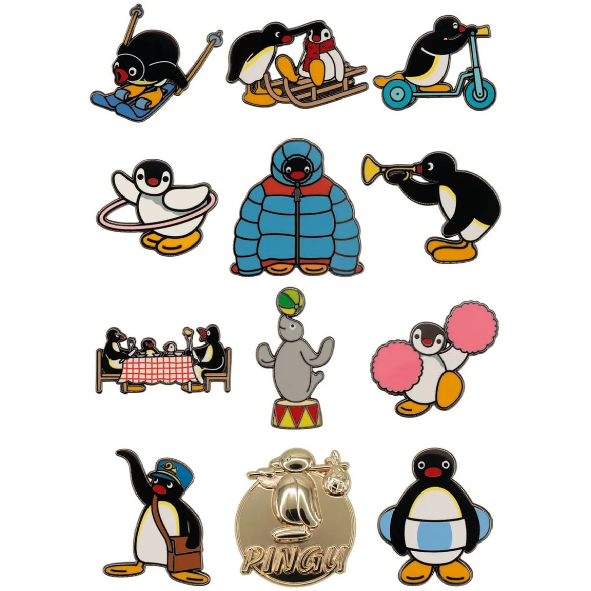 Pingu - Mystery Ansteck-Pin 12er Display