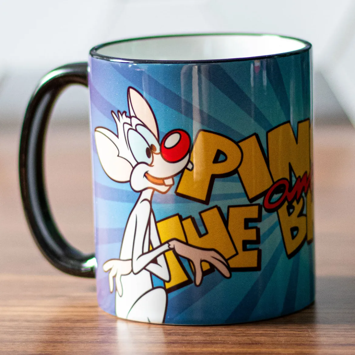 Pinky und der Brain - Logo Tasse