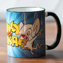 Pinky und der Brain - Logo Tasse