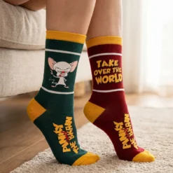 Pinky und der Brain - Pinky und Brain Socken 3er Set in Geschenkbox