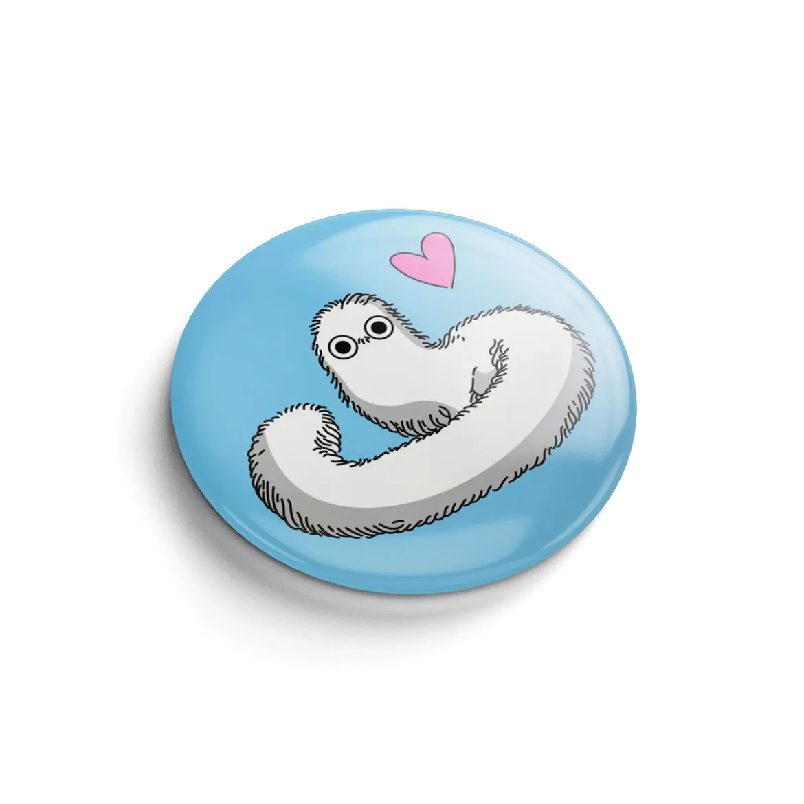 Pinselwurm Button für Atelier of Witch Hat Fans