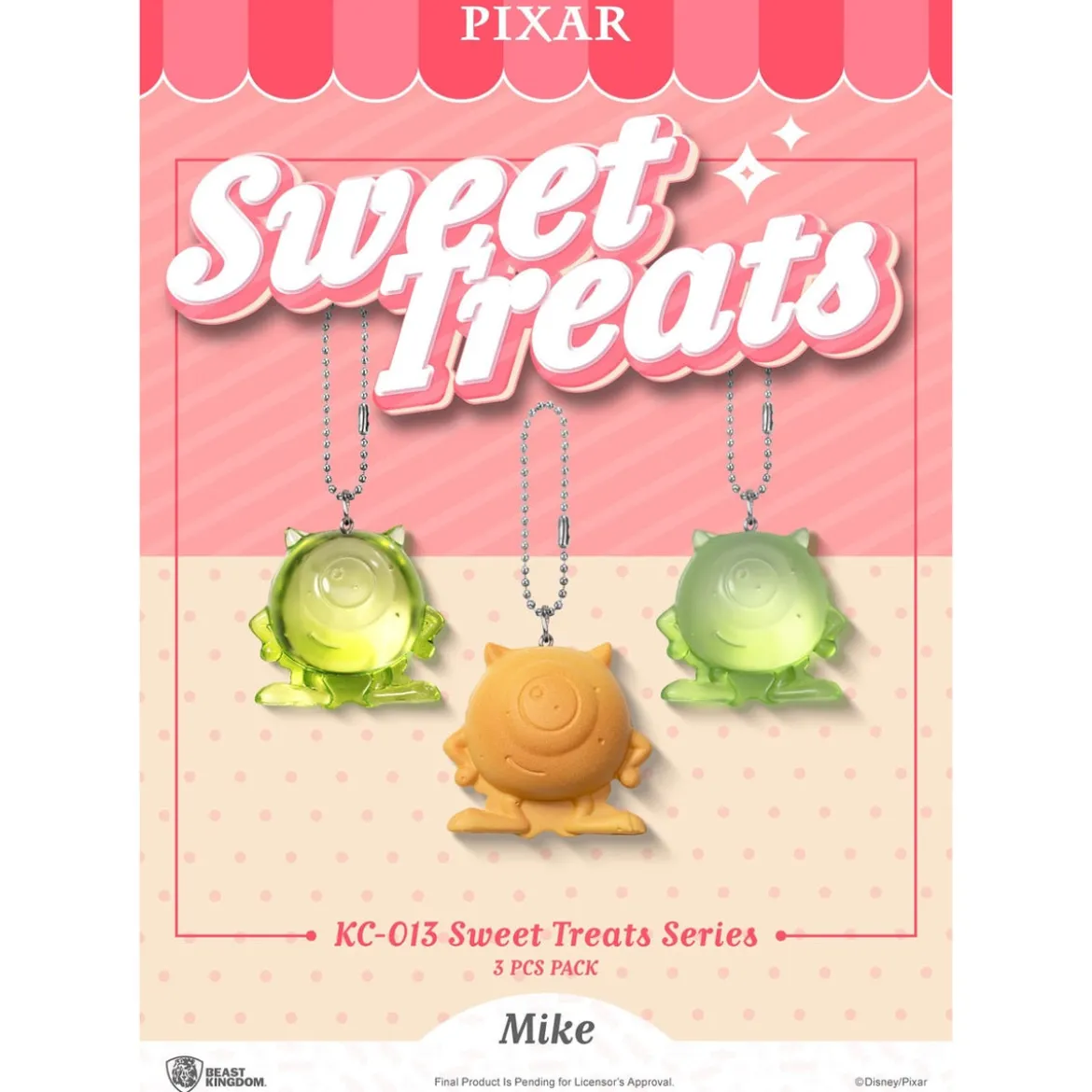Pixar Sweet Treats Series Schlüsselanhänger 3er-Pack 4 cm