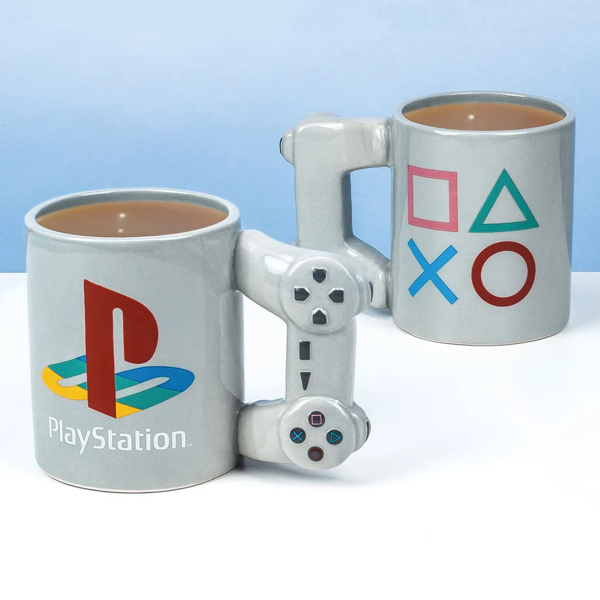 PlayStation - Controller 3D Tasse grau