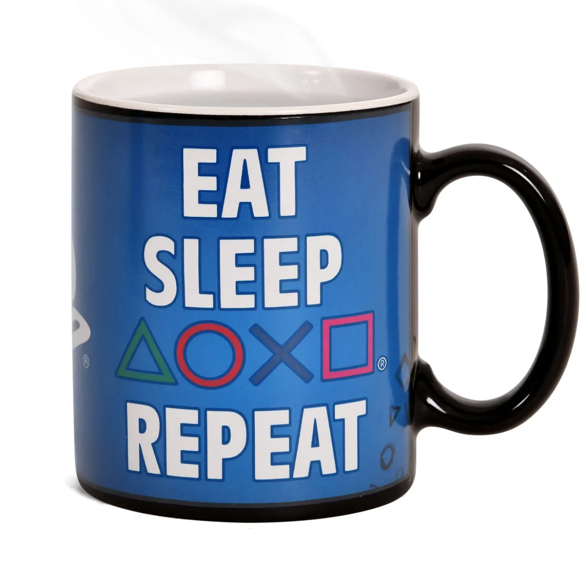 PlayStation - Eat Sleep Repeat Thermoeffekt Tasse