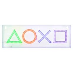 PlayStation - Neon Symbol Tischlampe