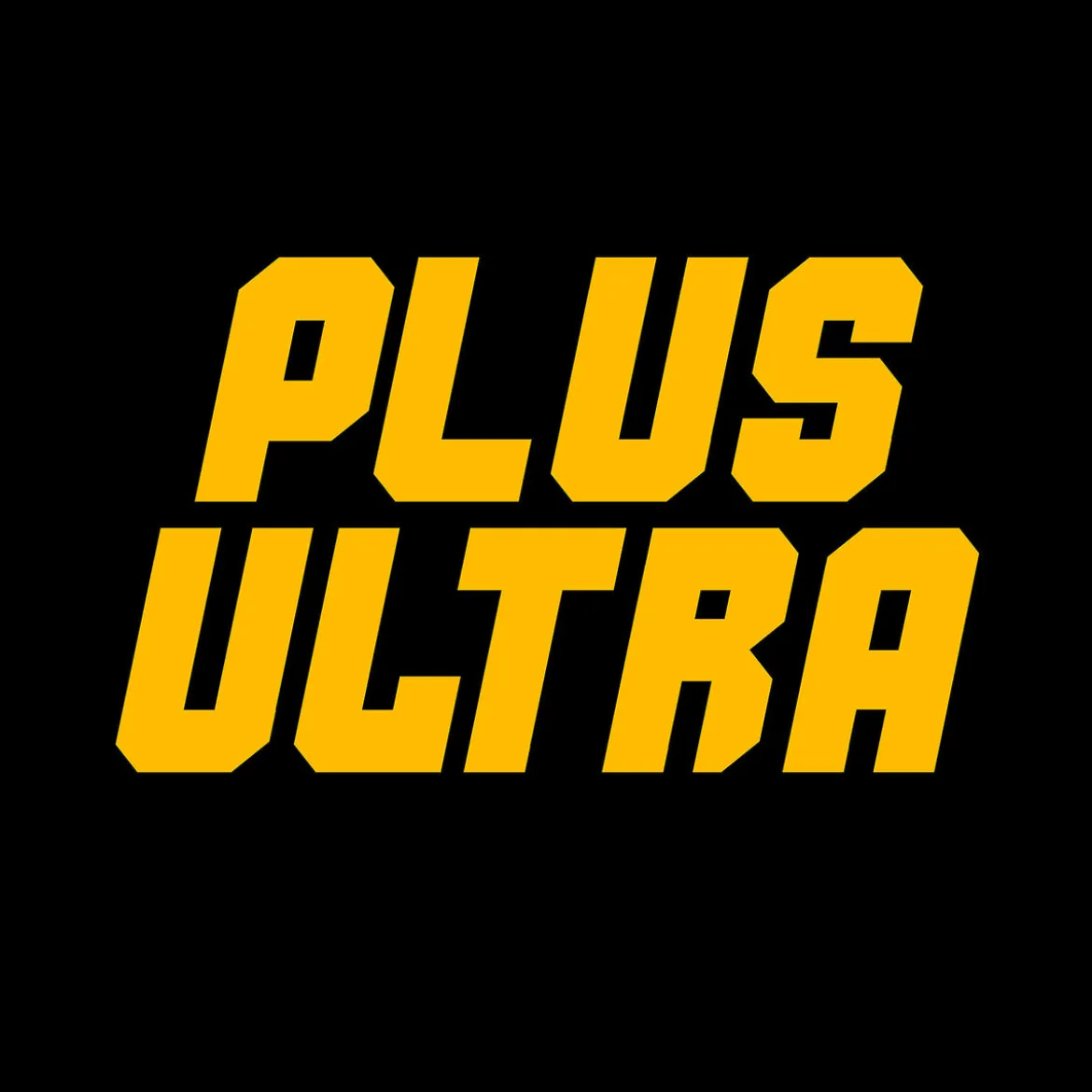 Plus Ultra T-Shirt für My Hero Academia Fans schwarz