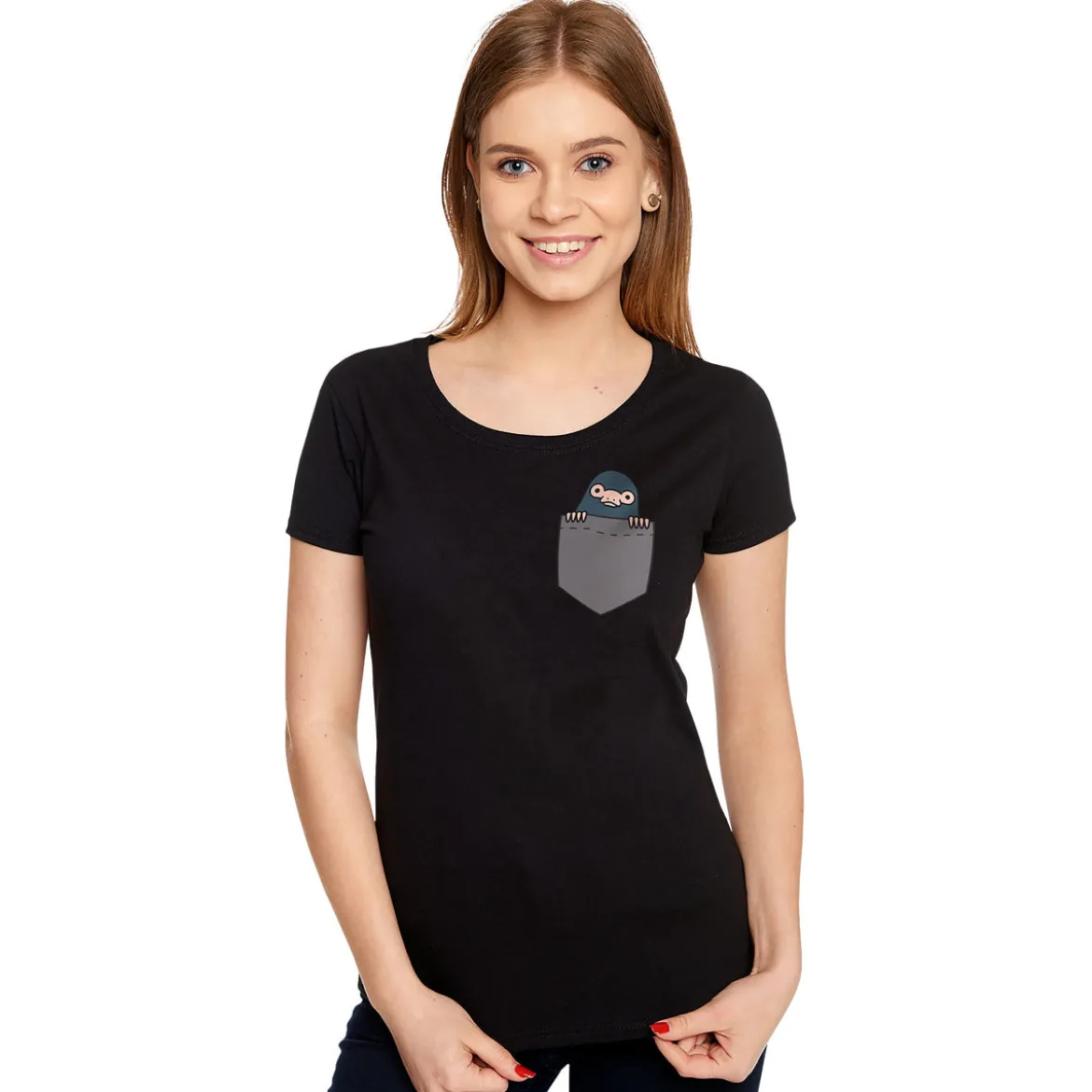 Pocket Niffler - Phantastische Tierwesen T-Shirt Damen schwarz