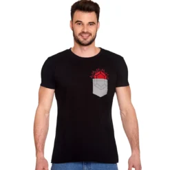 Pocket Rubin T-Shirt für Zelda Fans schwarz