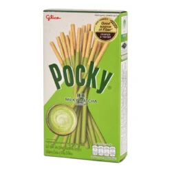 Pocky Milky Matcha Biskuit Stäbchen