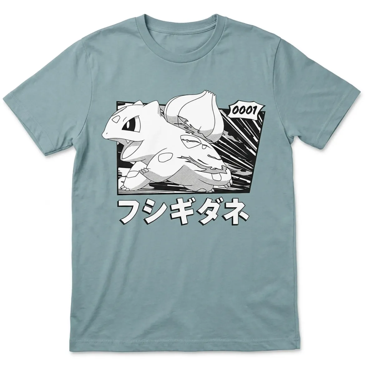 Pokemon - Bisasam Katakana Vintage T-Shirt