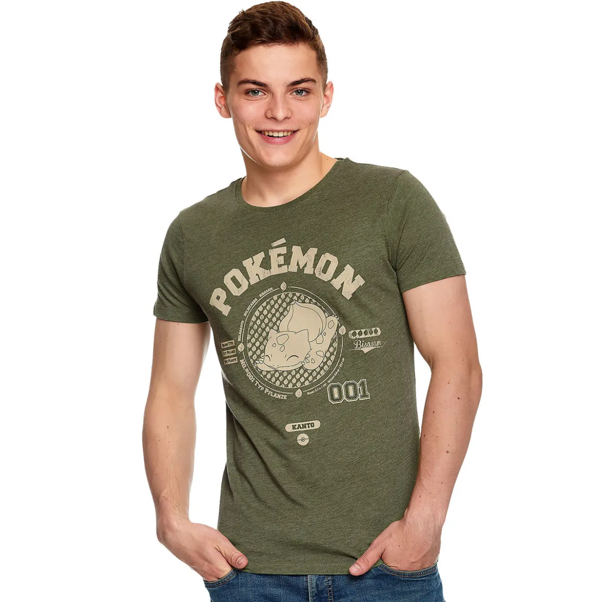 Pokemon - Bisasam T-Shirt grün