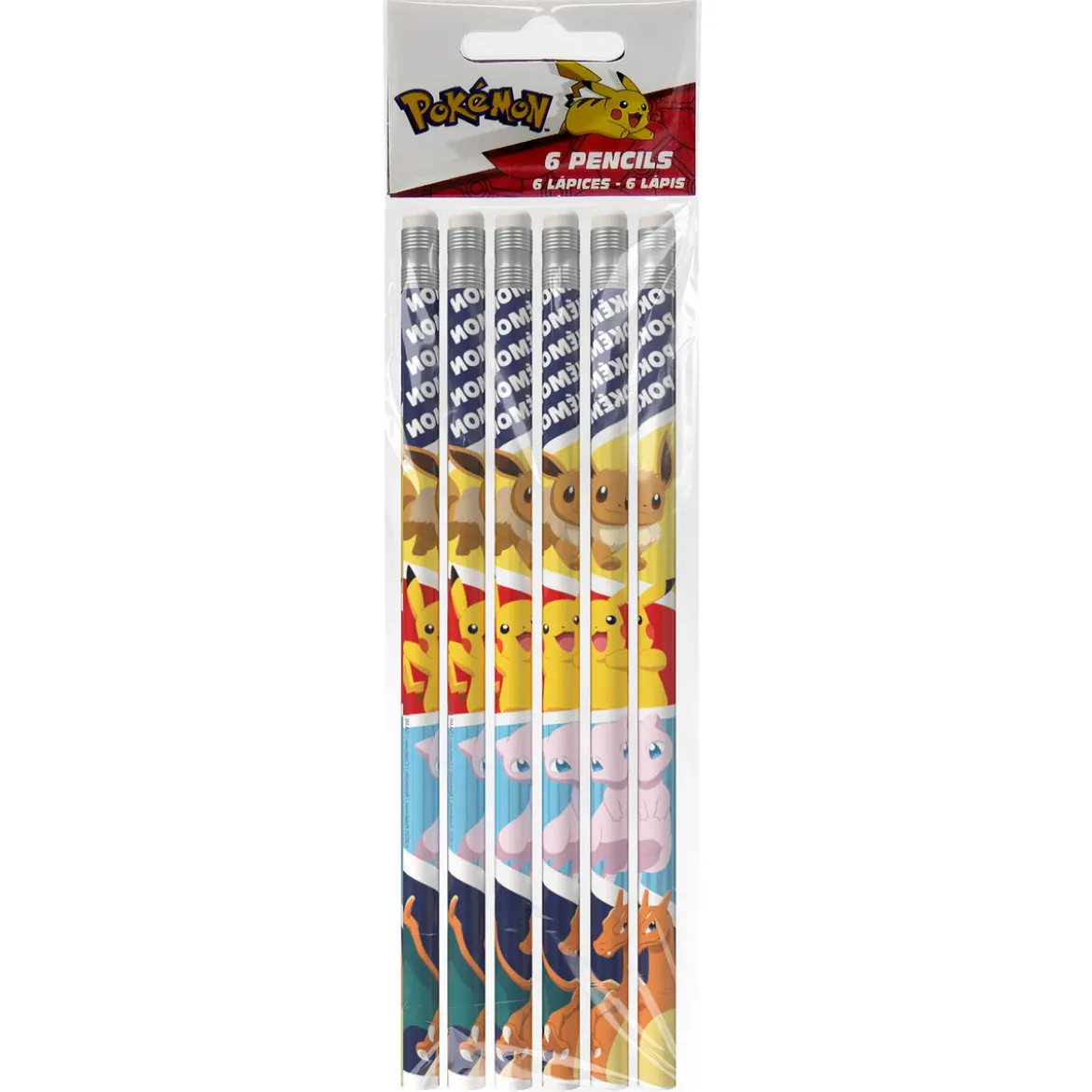 Pokemon - Bleistifte 6er Set