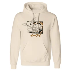 Pokemon - Evoli Evolution Katakana Hoodie