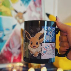 Pokemon - Evoli Evolutions Thermoeffekt Tasse